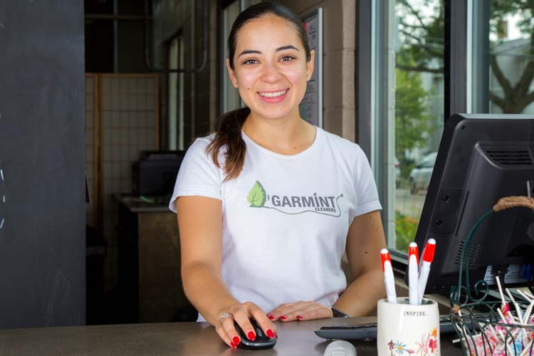 Garmint Worker Smiling